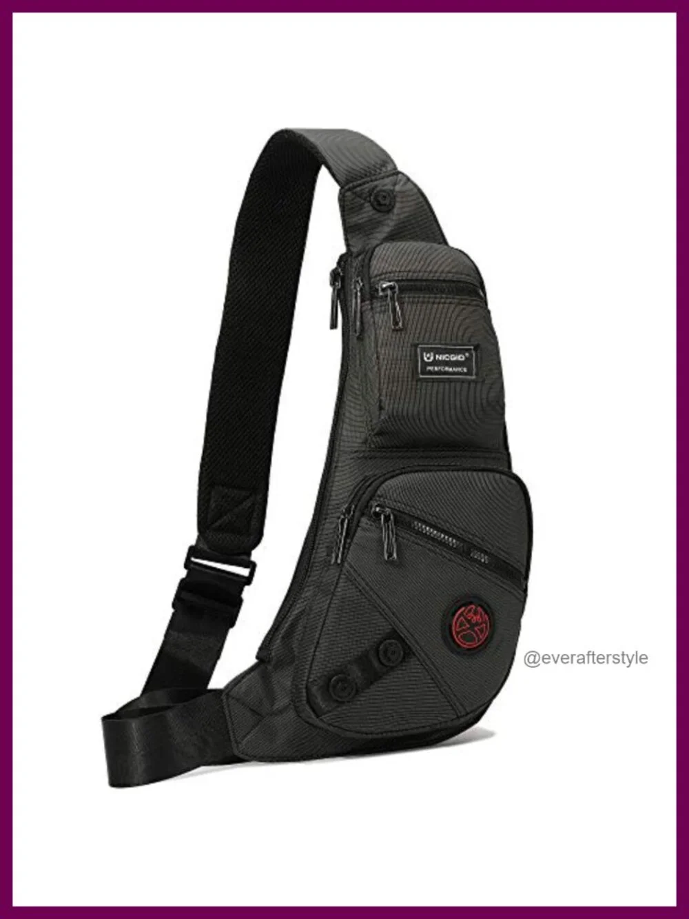 NICGID Sling Bag Crossbody Backpack for Travel Hiking EDC